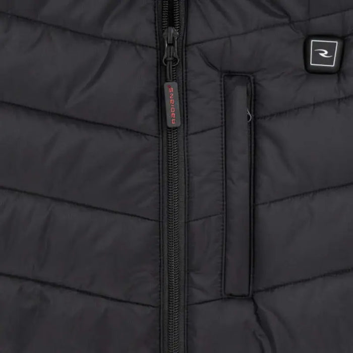 Radians Men's Heated Puffer Vest - Quilted Shell - Black - RHG-V200