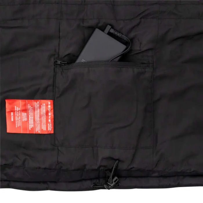 Radians Men's Heated Puffer Vest - Quilted Shell - Black - RHG-V200