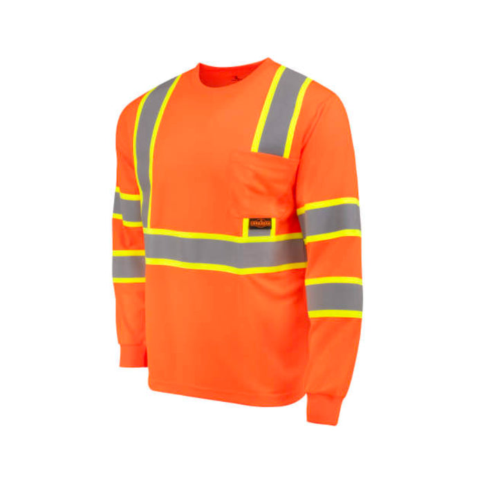 Radians Mesh Long Sleeve T-Shirt with Contrast Trim ANSI Class 3 Type R - ST41-3