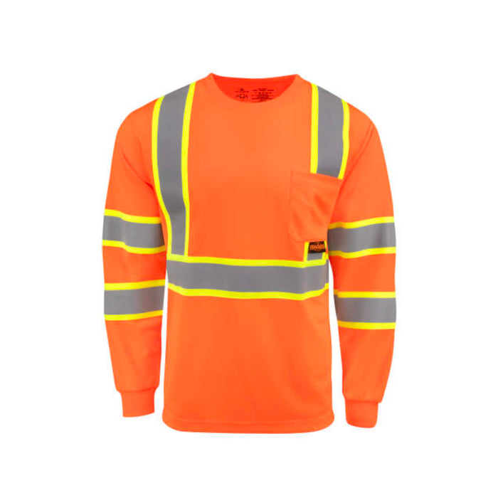 Radians Mesh Long Sleeve T-Shirt with Contrast Trim ANSI Class 3 Type R - ST41-3