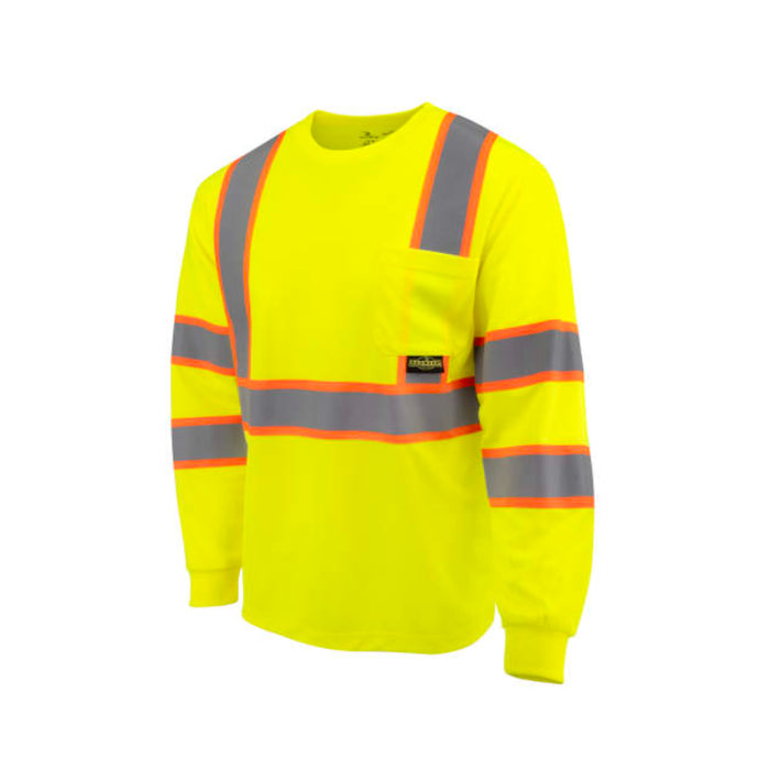 Radians Mesh Long Sleeve T-Shirt with Contrast Trim ANSI Class 3 Type R - ST41-3