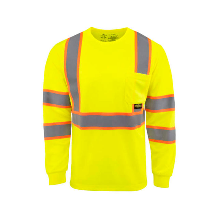 Radians Mesh Long Sleeve T-Shirt with Contrast Trim ANSI Class 3 Type R - ST41-3