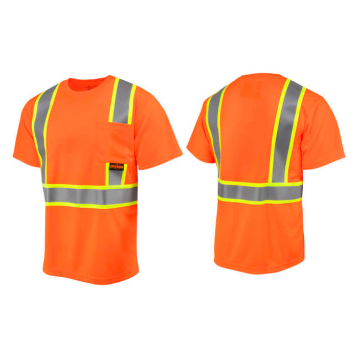 Radians Mesh Short Sleeve T-Shirt with Contrast Trim ANSI Class 2 Type R - ST41-2