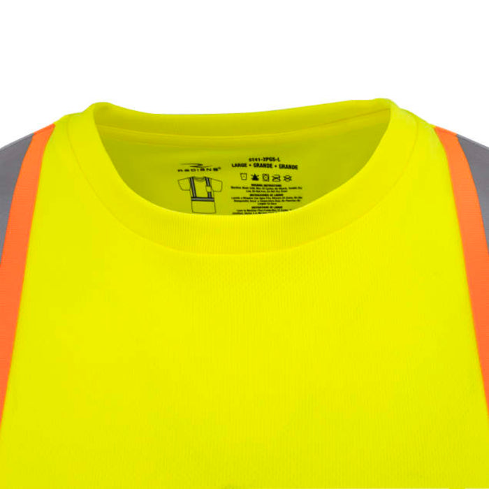 Radians Mesh Short Sleeve T-Shirt with Contrast Trim ANSI Class 2 Type R - ST41-2