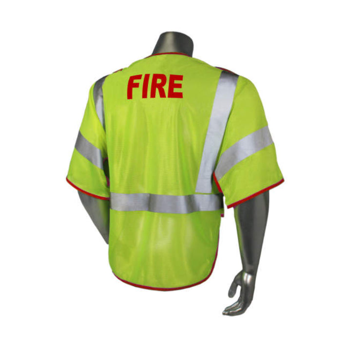 Radians Radwear USA EMS  High Visibility Safety Vest ANSI Class 3 Type P - LHV-PS3-DSZR - Style Fire
