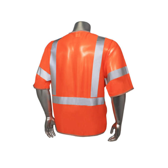 Radians Radwear USA High Visibility Safety Vest ANSI Class 3 Type R - HV-6ANSI-C3