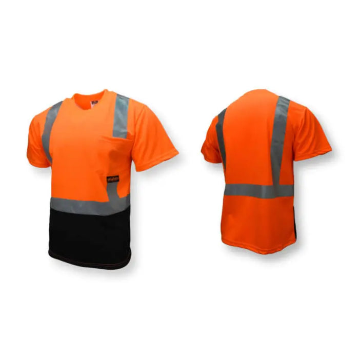 Radians Short Sleeve Black Bottom T-Shirt - ANSI Class 2 Type R - ST11B