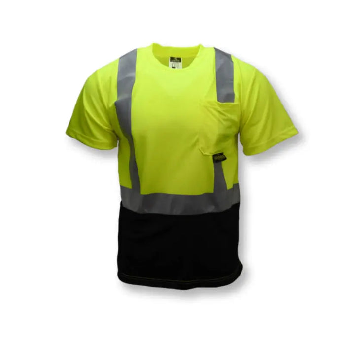 Radians Short Sleeve Black Bottom T-Shirt - ANSI Class 2 Type R - ST11B