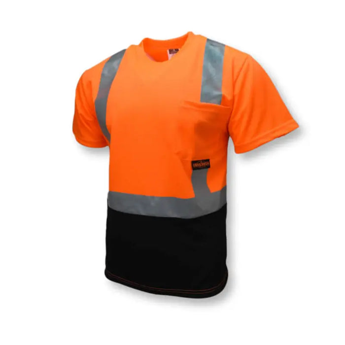 Radians Short Sleeve Black Bottom T-Shirt - ANSI Class 2 Type R - ST11B