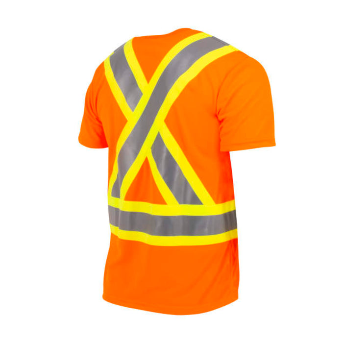 Radians Short Sleeve Safety T-Shirt X-Back ANSI Class 2 Type R - ST11X