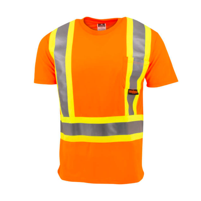 Radians Short Sleeve Safety T-Shirt X-Back ANSI Class 2 Type R - ST11X