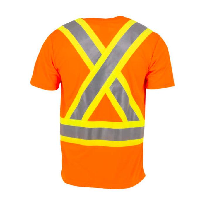 Radians Short Sleeve Safety T-Shirt X-Back ANSI Class 2 Type R - ST11X