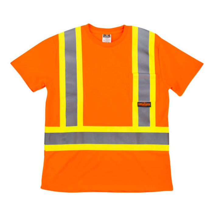 Radians Short Sleeve Safety T-Shirt X-Back ANSI Class 2 Type R - ST11X