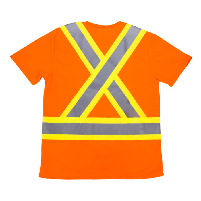 Radians Short Sleeve Safety T-Shirt X-Back ANSI Class 2 Type R - ST11X