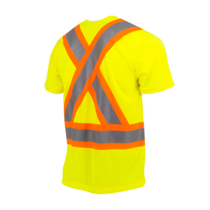 Radians Short Sleeve Safety T-Shirt X-Back ANSI Class 2 Type R - ST11X