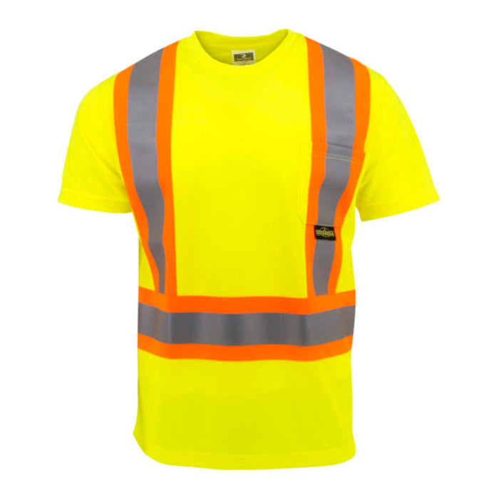 Radians Short Sleeve Safety T-Shirt X-Back ANSI Class 2 Type R - ST11X