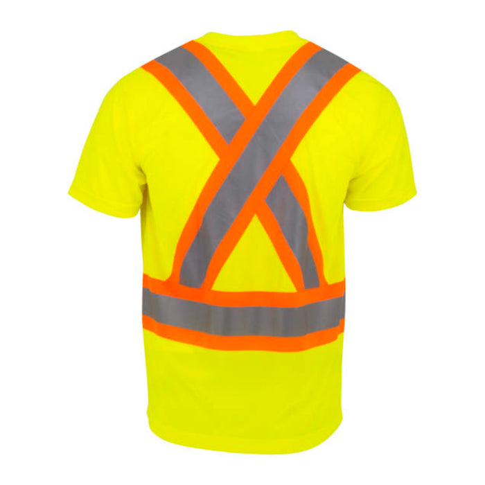 Radians Short Sleeve Safety T-Shirt X-Back ANSI Class 2 Type R - ST11X