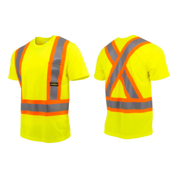 Radians Short Sleeve Safety T-Shirt X-Back ANSI Class 2 Type R - ST11X