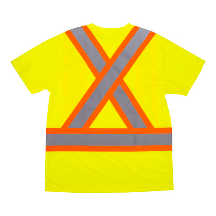 Radians Short Sleeve Safety T-Shirt X-Back ANSI Class 2 Type R - ST11X