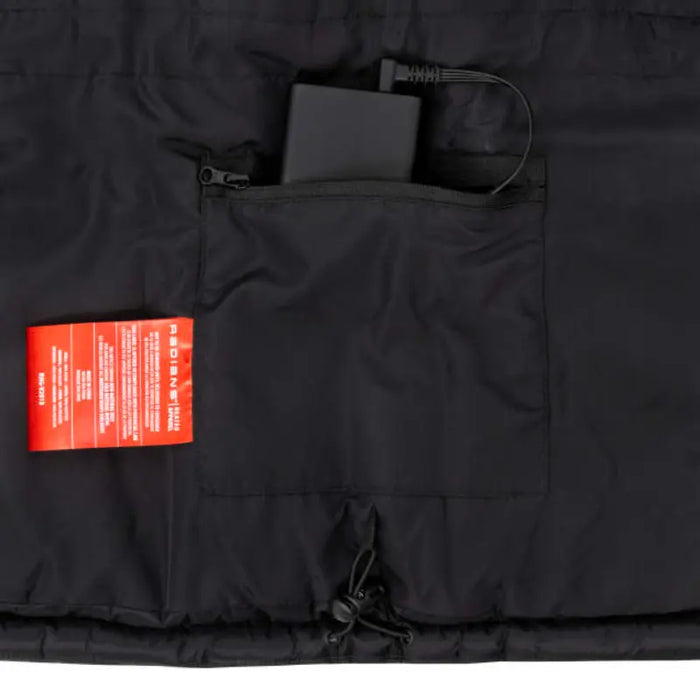 Radians Women's Heated Puffer Vest - Lightweight & Wind Resistant - Black - RHG-V201