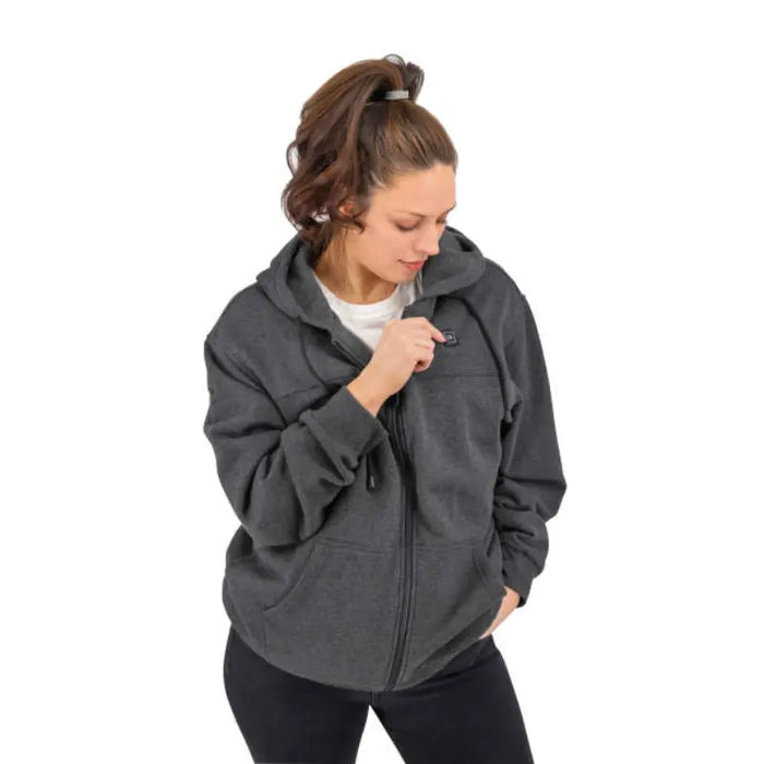 Radians Women's Heated Workwear Hoodie - Durable - Gray - RHG-H301