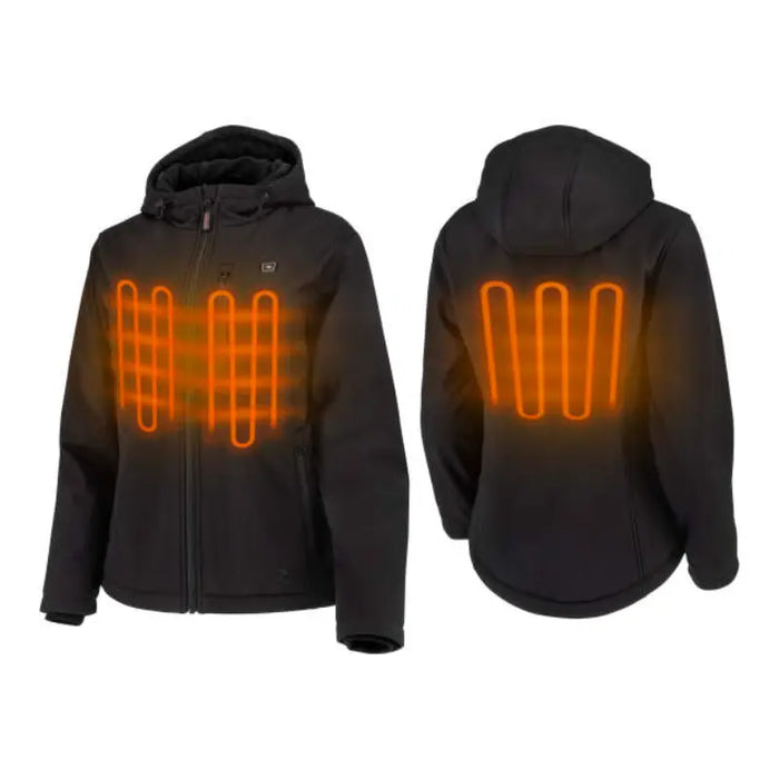 Radians Women's Softshell Heated Work Jacket - Black - RHG-J101