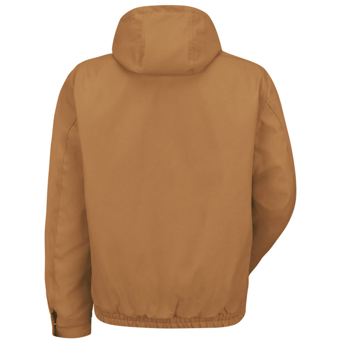 Red Kap® Blended Duck Zip-Front Hooded Work Jacket - JD20