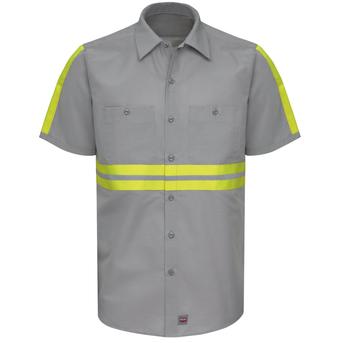 Red Kap® Enhanced Visibility Industrial Work Shirt - SP24-EHV