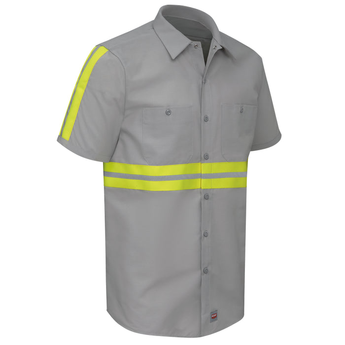 Red Kap® Enhanced Visibility Industrial Work Shirt - SP24-EHV