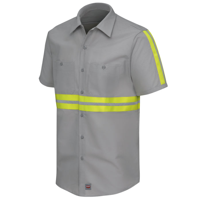 Red Kap® Enhanced Visibility Industrial Work Shirt - SP24-EHV