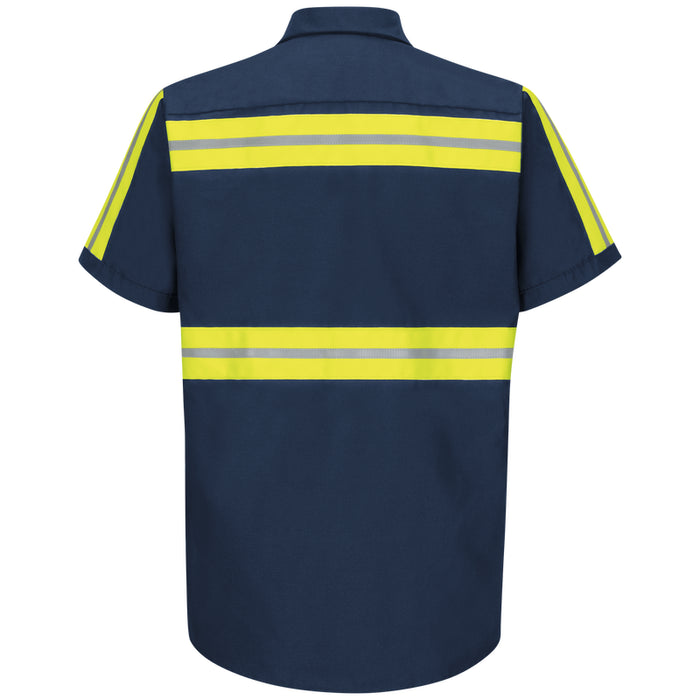Red Kap® Enhanced Visibility Industrial Work Shirt - SP24-EHV