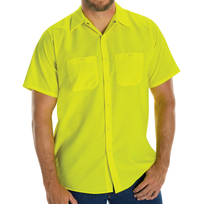 Red Kap® Enhanced Visibility Ripstop Work Shirt - SY24-EHV
