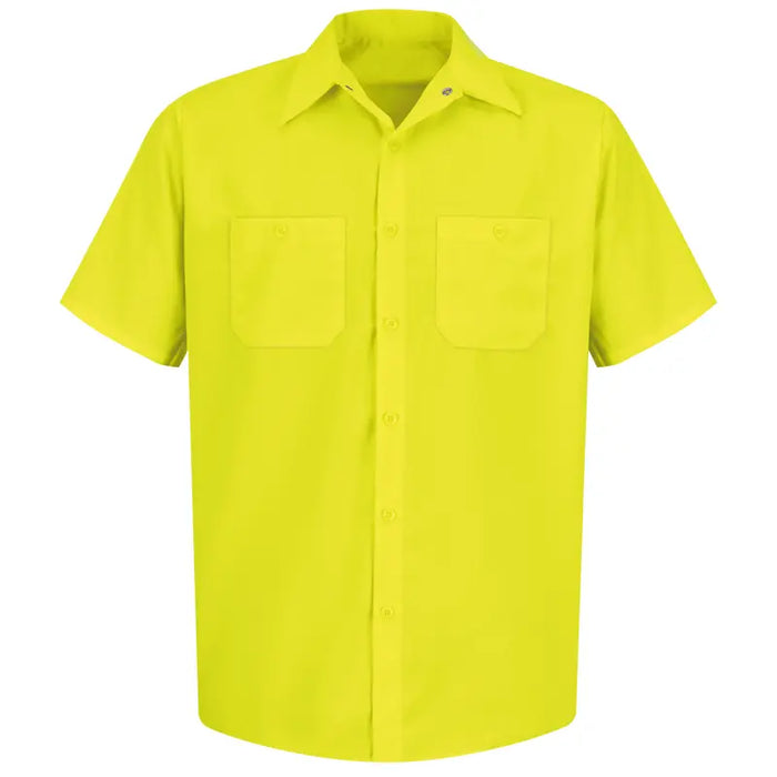 Red Kap® Enhanced Visibility Short Sleeve Work Shirt - SS24-EHV