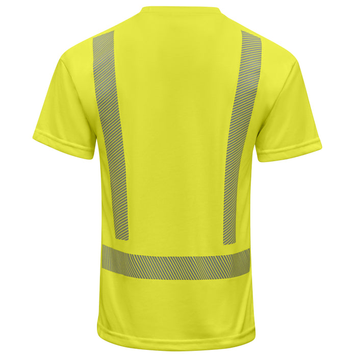 Red Kap® Hi-Visibility Short Sleeve Performance Core Tee - ANSI Class 2 - SK25HV