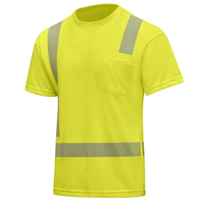 Red Kap® Hi-Visibility Short Sleeve Performance Core Tee - ANSI Class 2 - SK25HV