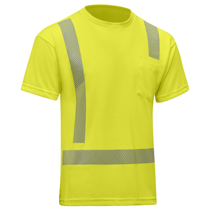 Red Kap® Hi-Visibility Short Sleeve Performance Core Tee - ANSI Class 2 - SK25HV