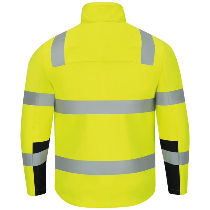 Red Kap® Hi-Visibility Soft Shell Jacket Full Zip Front Closure - JY34YB