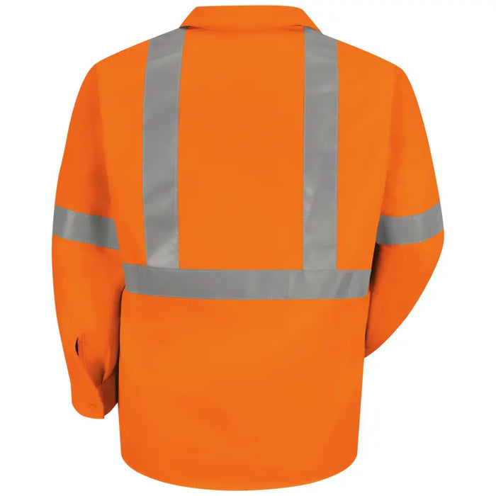 Red Kap® High Visibility Long Sleeve Shirt - ANSI Class 2 Type R - SS14