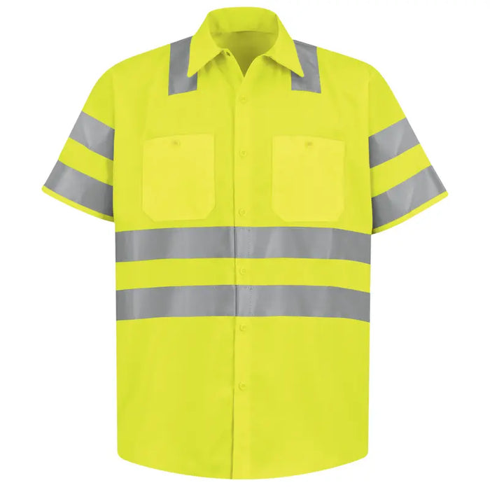 Red Kap® High Visibility Short Sleeve Shirt - ANSI Class 3 Type R - SS24