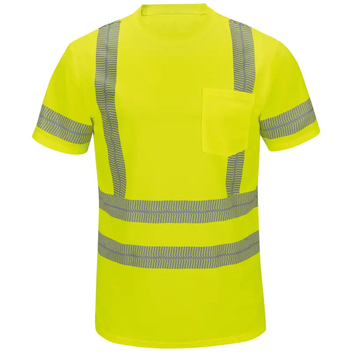 Red Kap® High Visibility Short Sleeve T-Shirt - ANSI Class 3 Type R - SVY4