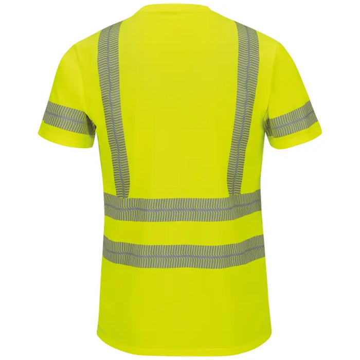 Red Kap® High Visibility Short Sleeve T-Shirt - ANSI Class 3 Type R - SVY4