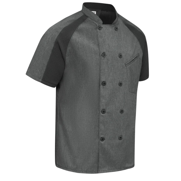 Red Kap® Men's Airflow Raglan Chef Coat with OilBlok - 052M