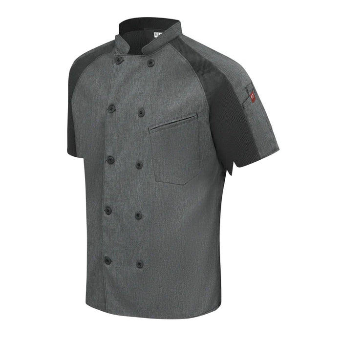 Red Kap® Men's Airflow Raglan Chef Coat with OilBlok - 052M