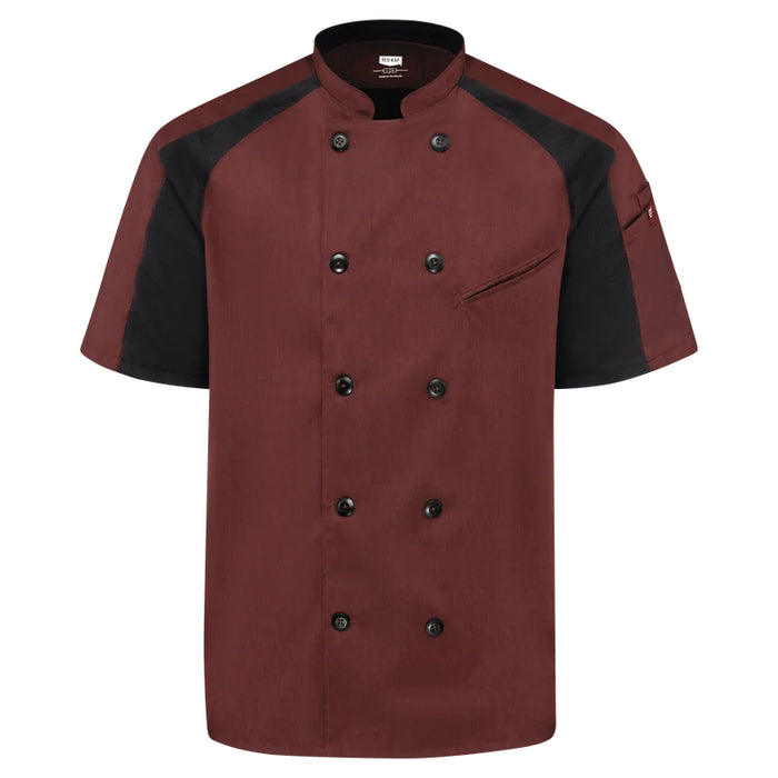 Red Kap® Men's Airflow Raglan Chef Coat with OilBlok - 052M