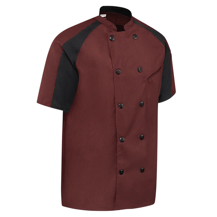 Red Kap® Men's Airflow Raglan Chef Coat with OilBlok - 052M