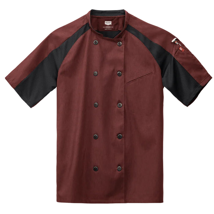 Red Kap® Men's Airflow Raglan Chef Coat with OilBlok - 052M