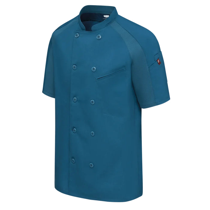 Red Kap® Men's Airflow Raglan Chef Coat with OilBlok - 052M