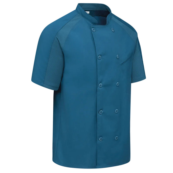 Red Kap® Men's Airflow Raglan Chef Coat with OilBlok - 052M