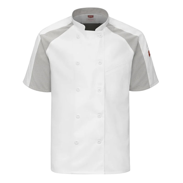 Red Kap® Men's Airflow Raglan Chef Coat with OilBlok - 052M