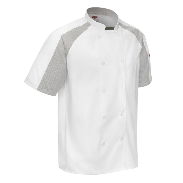 Red Kap® Men's Airflow Raglan Chef Coat with OilBlok - 052M
